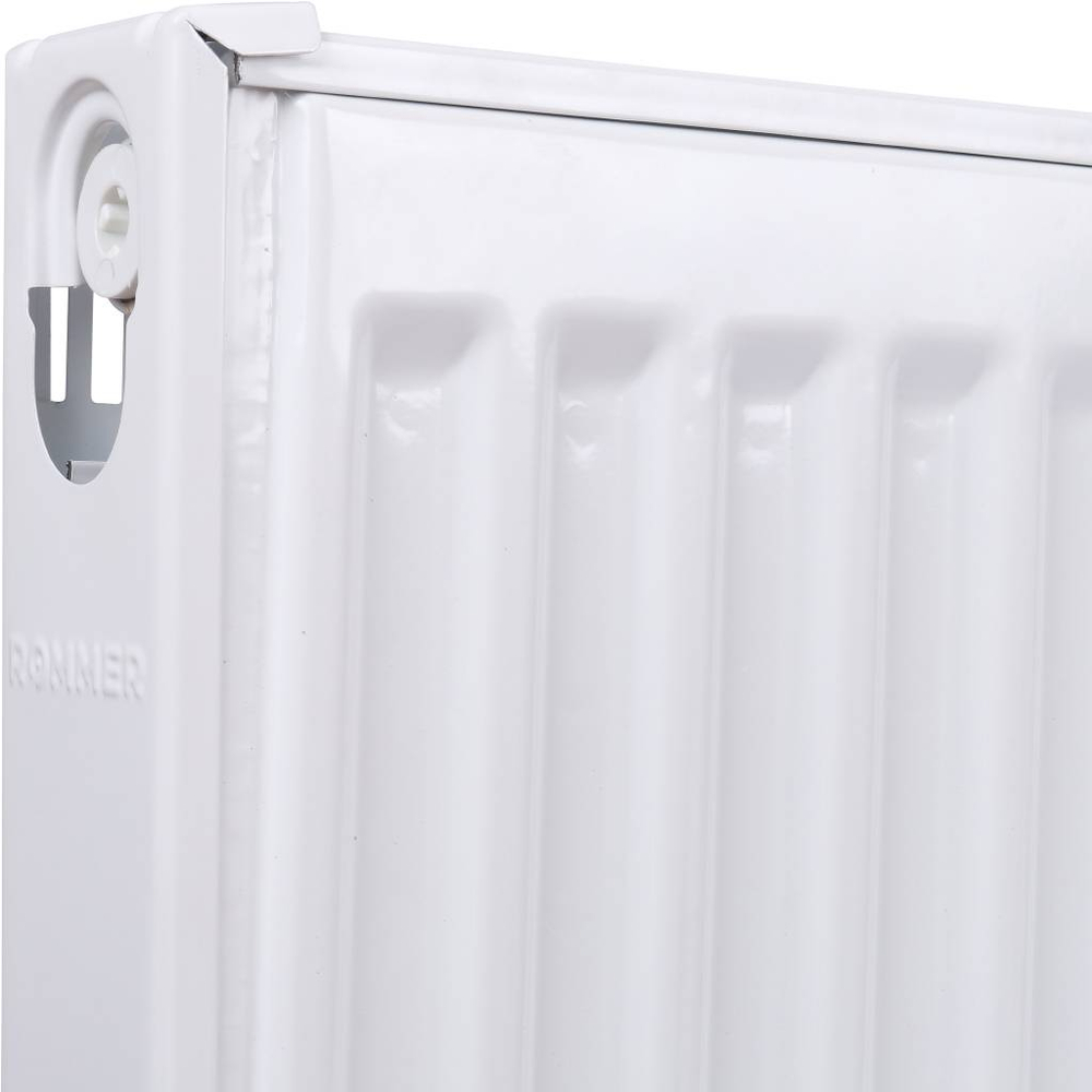 Радиатор панельный профильный ROMMER Ventil тип 11 - 300x1200 мм (подключение нижнее, цвет белый)