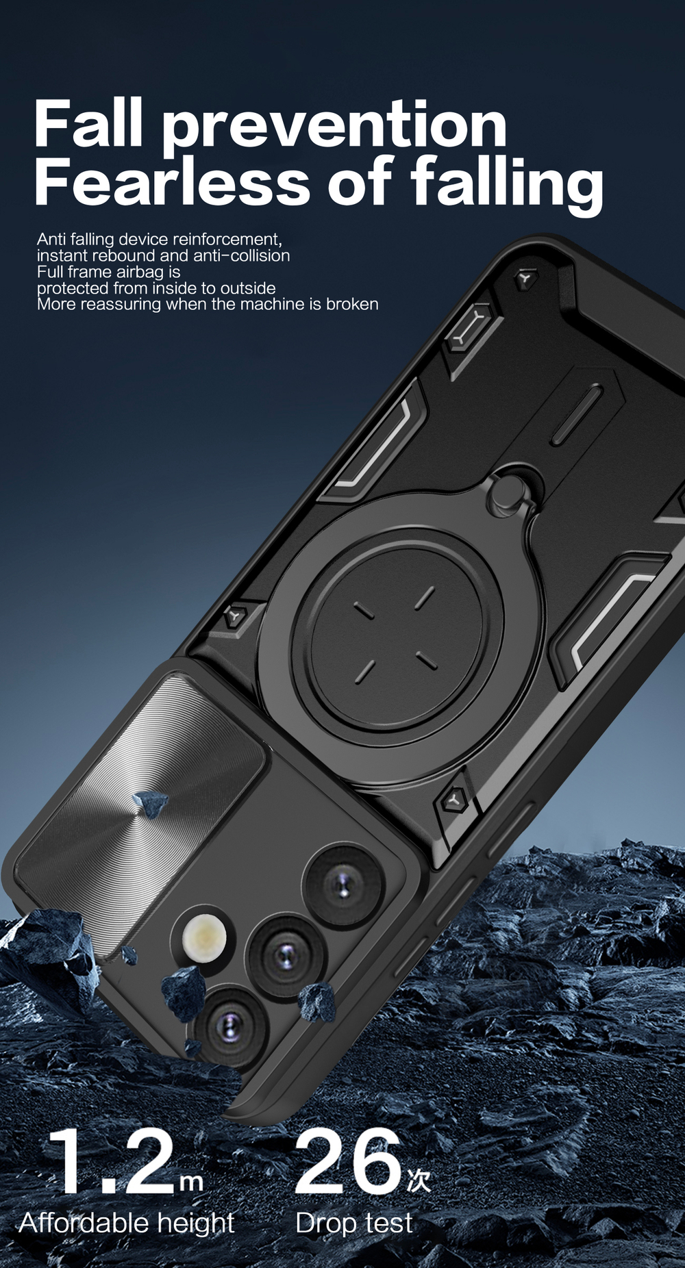 Чехол с кольцом Big Ring Case для Samsung Galaxy S24