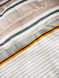 Постельное белье "Аляска/Аляска (компаньон)" семейное наволочки 50х70 2шт Простынь на резинке 160х200 см Пододеяльник 145х215 см(2шт) Сказка перкаль