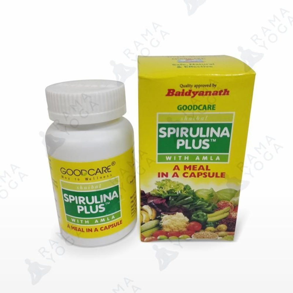 Спирулина Плюс с амлой в таблетках / Spirulina Plus with amla Goodcare