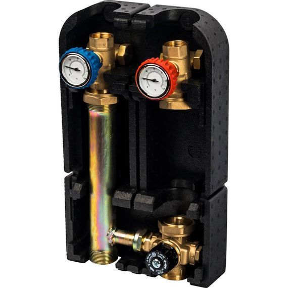 Насосная группа STOUT 1&quot; c термостатическим смесительным клапаном