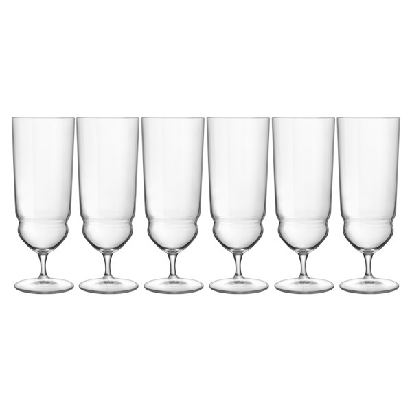 Набор бокалов для коктейля Текила санрайз Luigi Bormioli Бэкдор 20-ые 450 мл, 6 шт, стекло