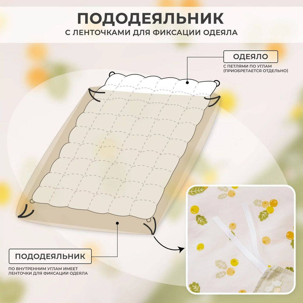 Комплект постельного белья Сатин 100% хлопок