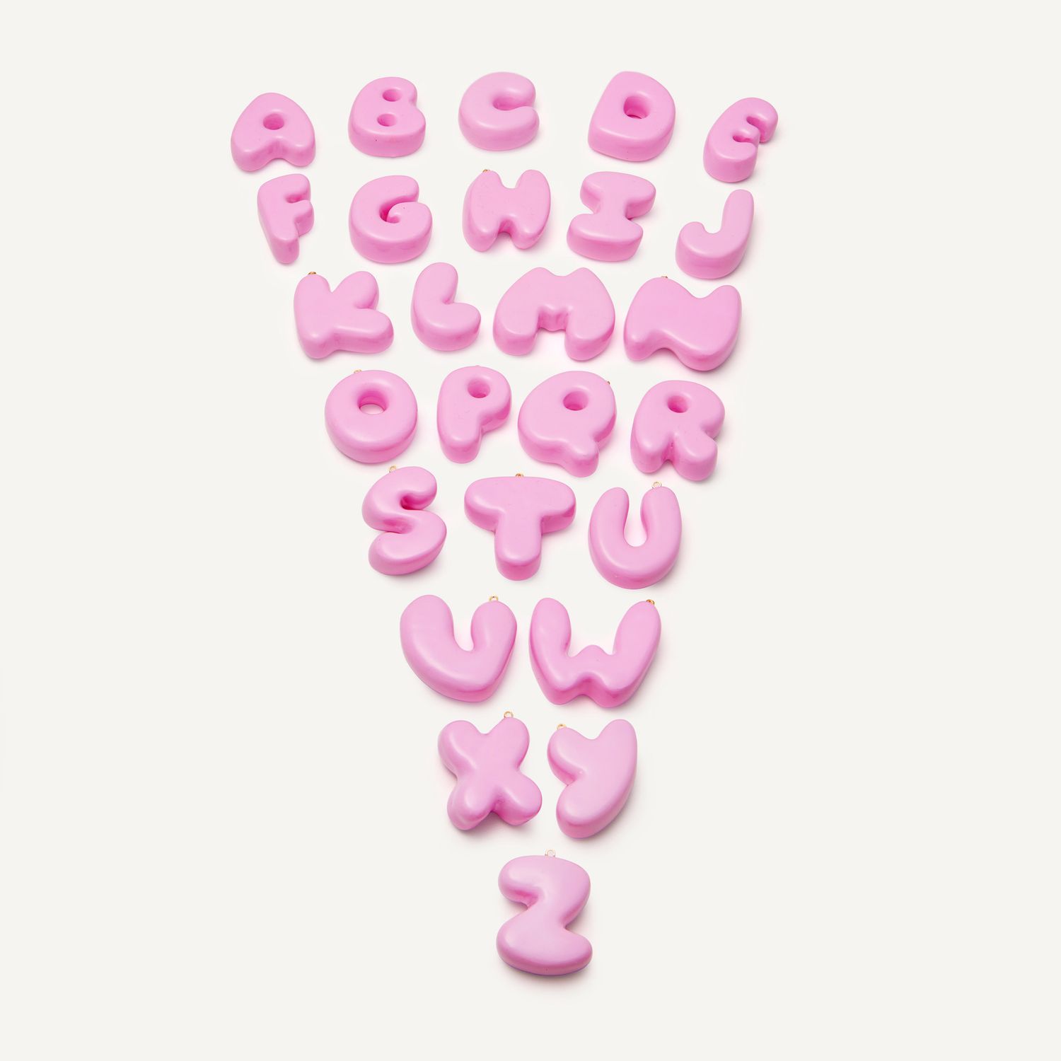 Колье My Bubbly ABC Necklace - Pink