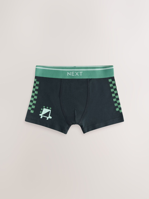 Трусы для мальчика Next E98-875, 5 шт., Зеленый, Черный, Белый