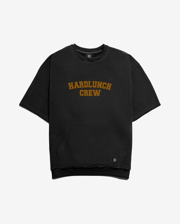 Толстовка Crew с коротким рукавом черная - фото 1