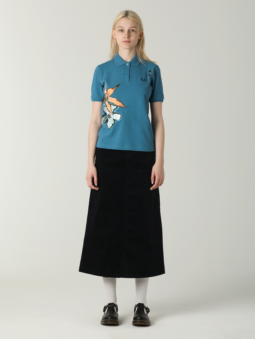 Женская Рубашка-поло Embroidered Fred Perry