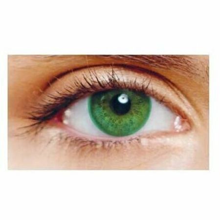 Оттеночные зеленые линзы Gelflex Sofclear ENHANCE на 1 месяц с диоптриями -1.0