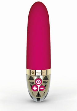 Ярко-розовый водонепроницаемый вибратор Sleak Freak