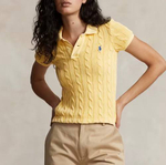 Футболка-поло с косичкой от Polo Ralph Lauren