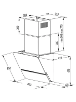 Наклонная вытяжка Korting KHC 69499 GN