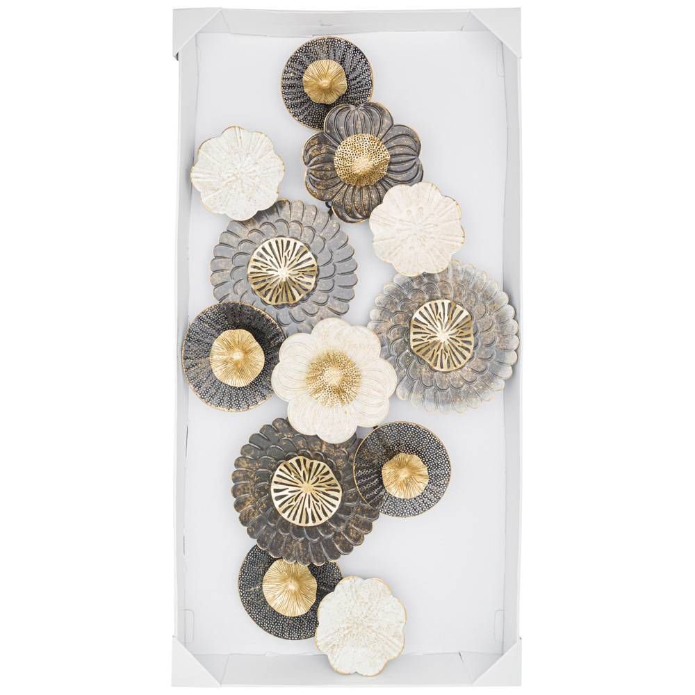 ПАННО НАСТЕННОЕ КОЛЛЕКЦИЯ "ЦВЕТОЧНАЯ СИМФОНИЯ" 135,3*69,9*10,8 СМ (КОР=2ШТ.)