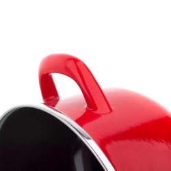 Кастрюля с крышкой 6.1л Kochstar Primus lava red