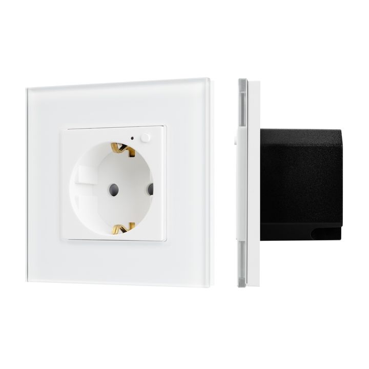 Розетка электрическая с Zigbee управлением SCT-OMALI-EUZB1-PL-WH (240V, 16A, Zigbee) Arlight 050215