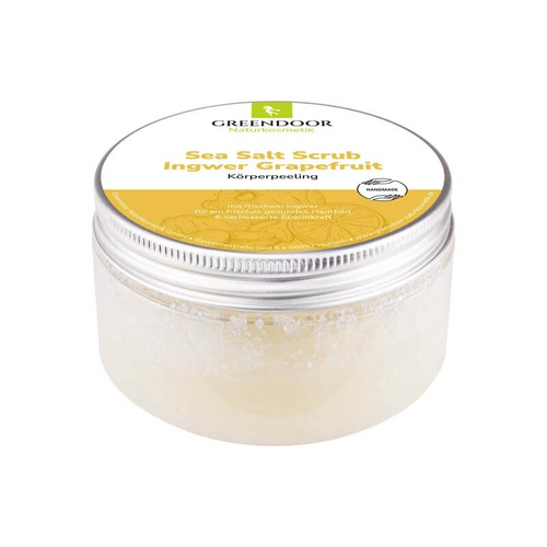 Скраб для тела Greendoor с морской солью - имбирь и грейпфрут
