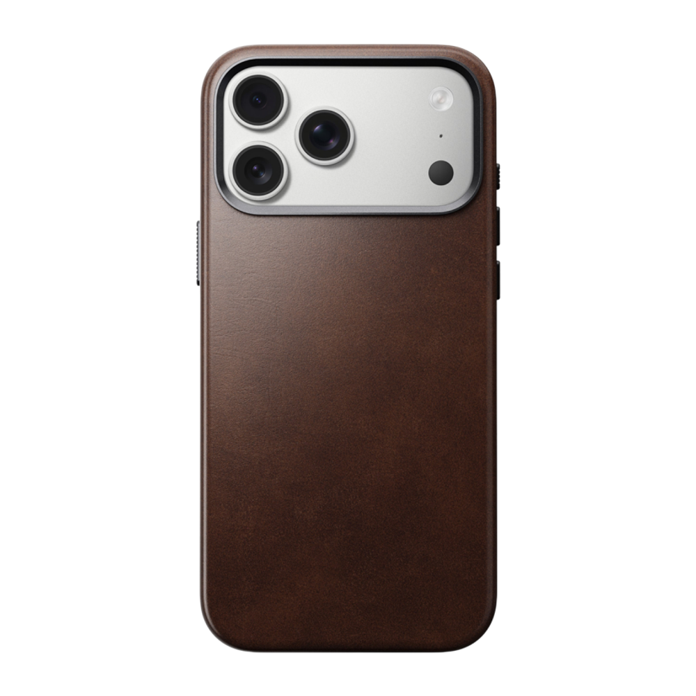 Кожаный чехол MagSafe Nomad Horween Traditional Leather Case для iPhone 17 Pro Max Гибридный чехол из натуральной кожи Horween с сенсорной накладкой для Контроллера камеры