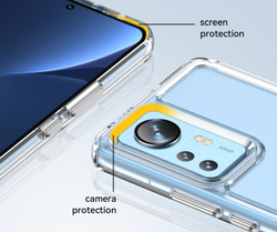 Защитный чехол для Xiaomi Mi 12 Pro, увеличенные защитные свойства, мягкий отклик кнопок