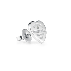 Серьги из серебра в форме сердца 925 . Tiffany 💝 Эксклюзив.