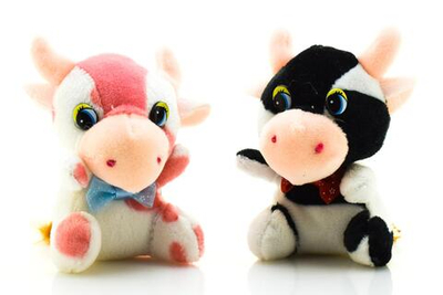 Мягкая игрушка Корова 9см. в ассортименте