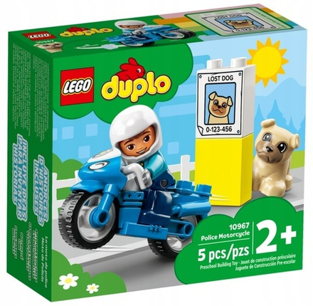 Конструктор LEGO DUPLO 10967 Полицейский мотоцикл