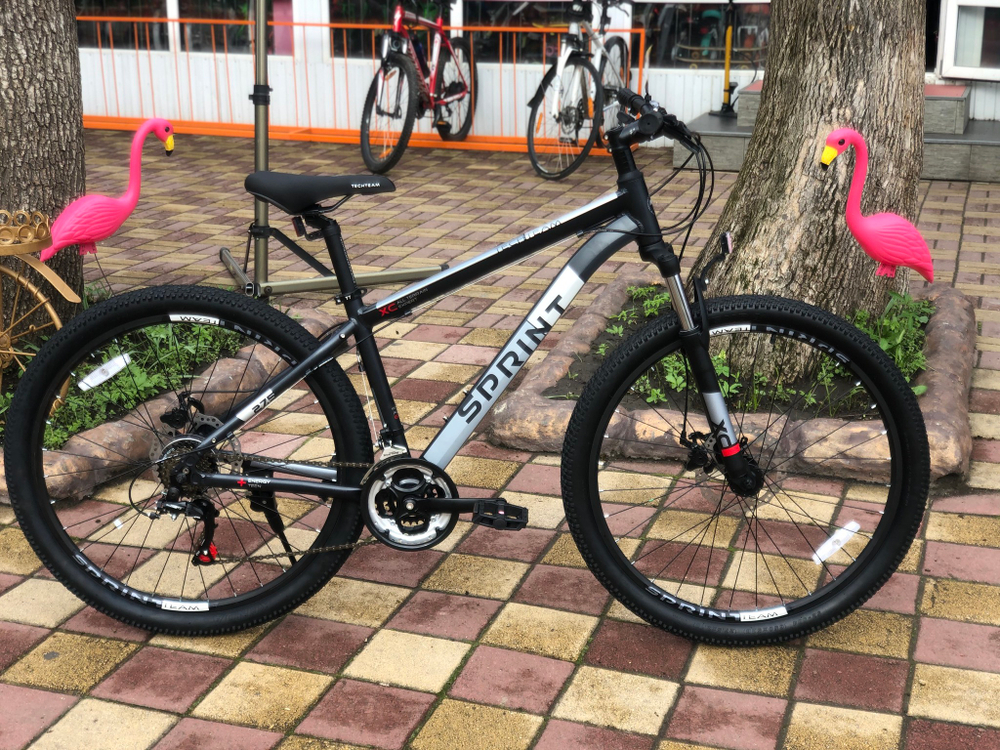 Велосипед TechTeam Sprint 27.5"х16" черный 2021