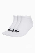 Носки adidas Trefoil Liner 3 Pairs - белый