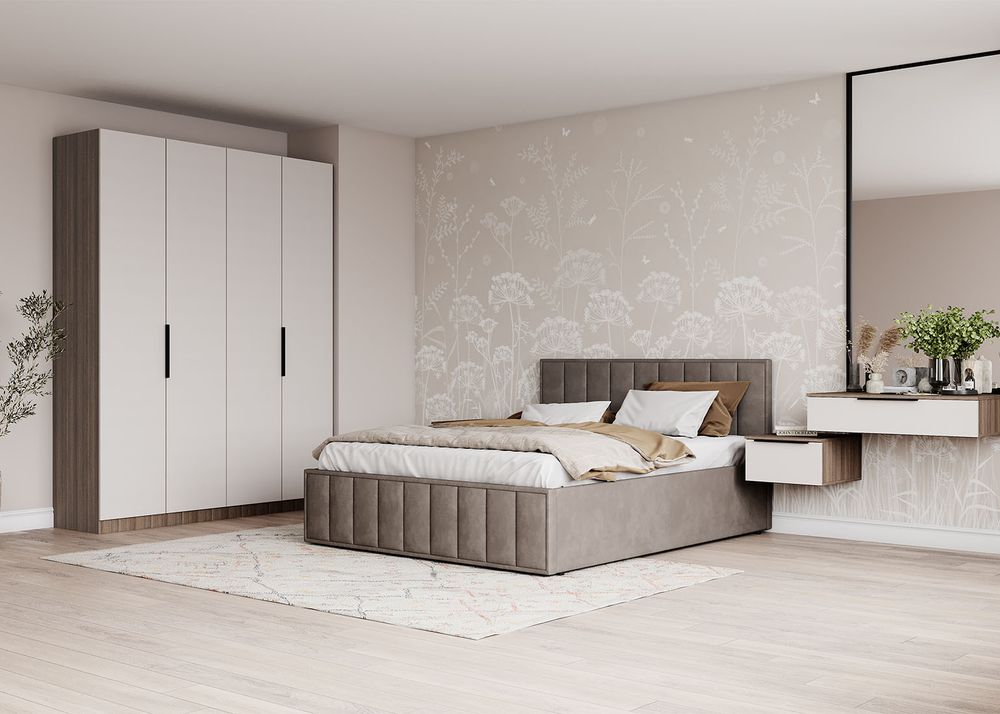 Кровать "Лана" (М) 1,6 (Шоколад), ДСВ-Мебель, г. Пенза