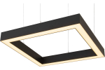 Светильник LED квадратный Quadro 648W 4550х70х50мм 3000К черный подвесной IP40
