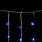 Светодиодный занавес 2*3 м., 600 синих LED ламп, облегченный, прозрачный провод ПВХ, LTC (PCL600NOT-10-2B)
