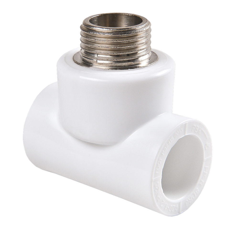 Тройник ППР комбинированный наружная резьба d32х1/2х32 10095