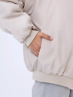 Бомбер оверсайз утепленный куртка осень