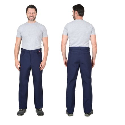 Брюки СИРИУС-АЗОВ синий софтшелл плотность 350 г/кв.м