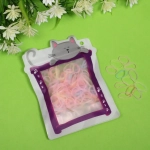 Резинки для волос силиконовые100шт «Mini miracle - Марта», цвет микс , 10,5*14,5см