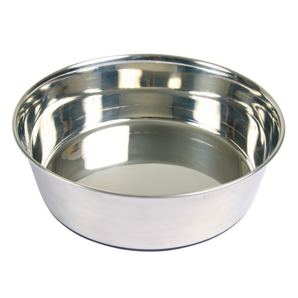 Миска для собак Trixie Stainless Steel Bowl M, размер 17см.