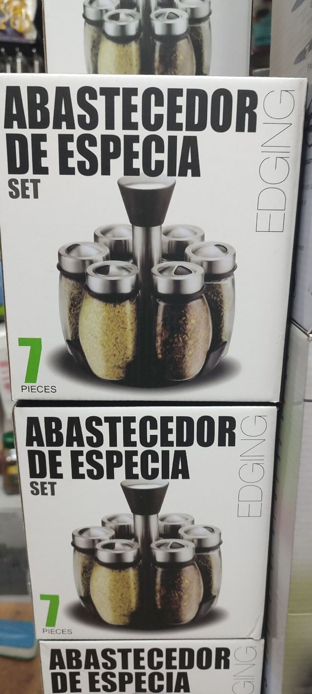 Набор для специй баночки для приправ, подставка, стекло