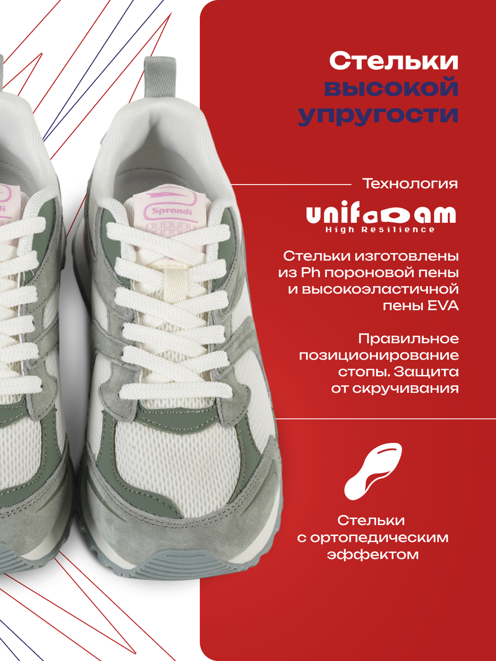 Кроссовки универсальные SPRANDI Loona