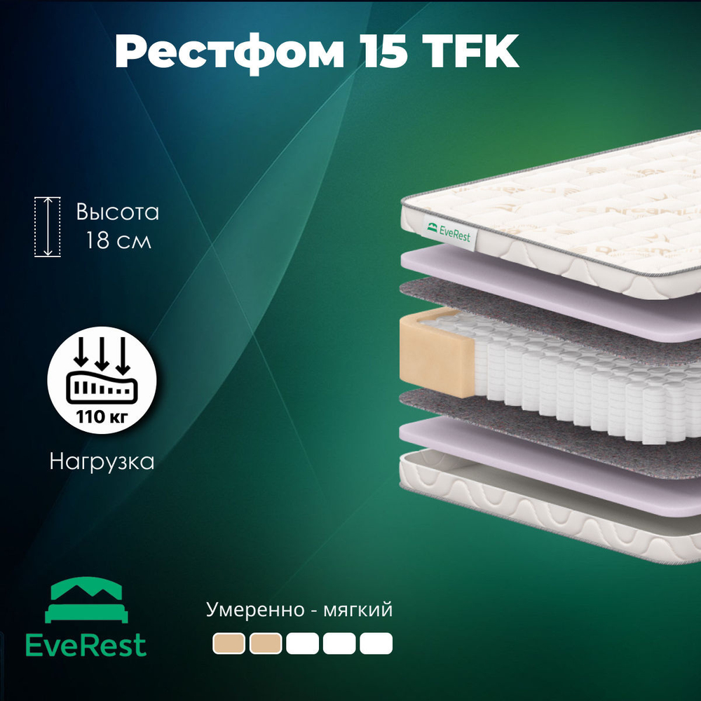 Матрас Everest Рестфом 15 ТФК
