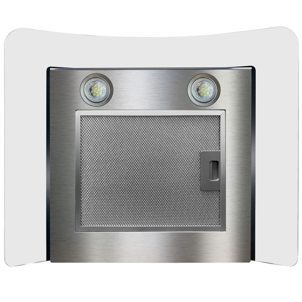 Вытяжка Ginzzu HKH-132, нержавеющая сталь, сенсорное управление, 540 куб. м/ч, 60х60х45.5 см