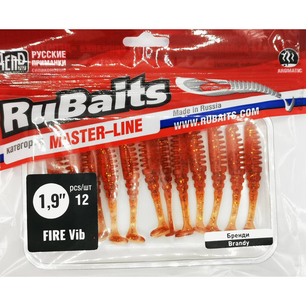 Рыболовные, силиконовые приманки Виброхвост рыбка RuBaits Fire Vib Набор для рыбалки на щуку, на судака, на окуня, на форель На спиннинг джиг микроджиг