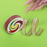 Лента для декорирования «Сияние» 1.5 см, 5 м, Красный (капрон)