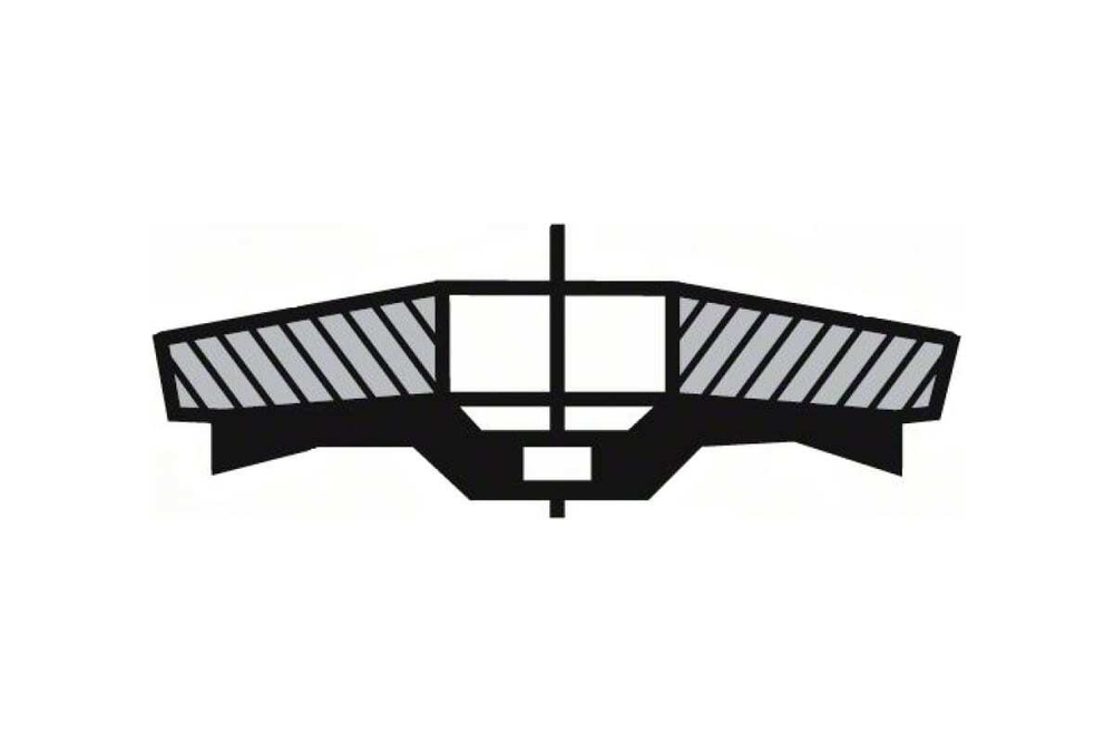 Круг лепестковый Best for Inox для УШМ (125х22,2 мм; К80) Bosch 2608607640