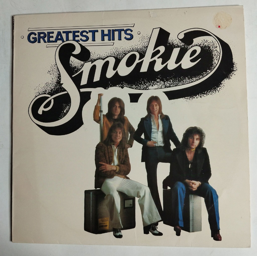 Винтажная виниловая пластинка LP Smokie Greatest Hits (Швеция 1977)