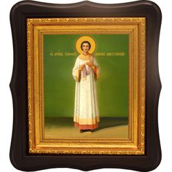 Тимофей Мавританский священномученик диакон. Икона на холсте.