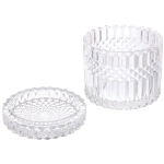 Сахарница стеклянная 500мл «Сладкая мечта» плоская крышка