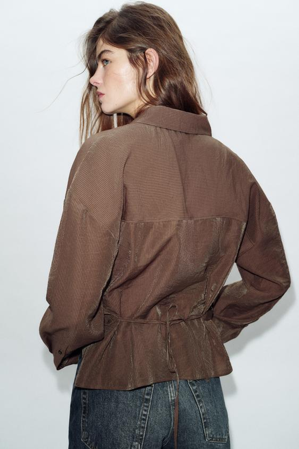 Рубашка в полоску - ZARA