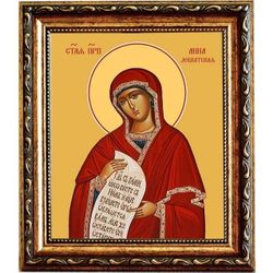 Анна Левкатская преподобная. Икона на холсте.