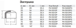 Заглушка PPR Ду20-110, белая, Pro Aqua