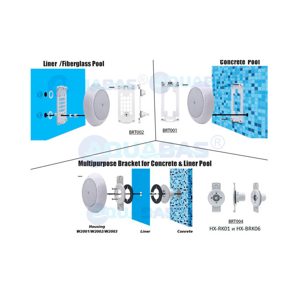 Кронштейн для накладного прожектора AML (универсал) (HX-BRK01)