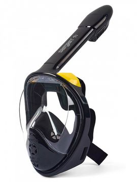Маска полнолицевая Sargan Планета океан 2.0 черный/черный/желтый
