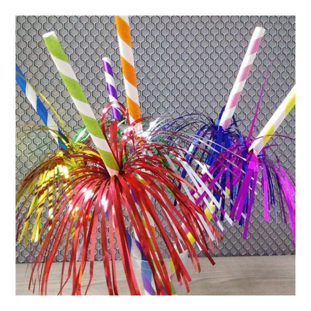 Трубочки 0,6*24 см прямые 100 шт "Фейерверк" бумага Garcia De Pou